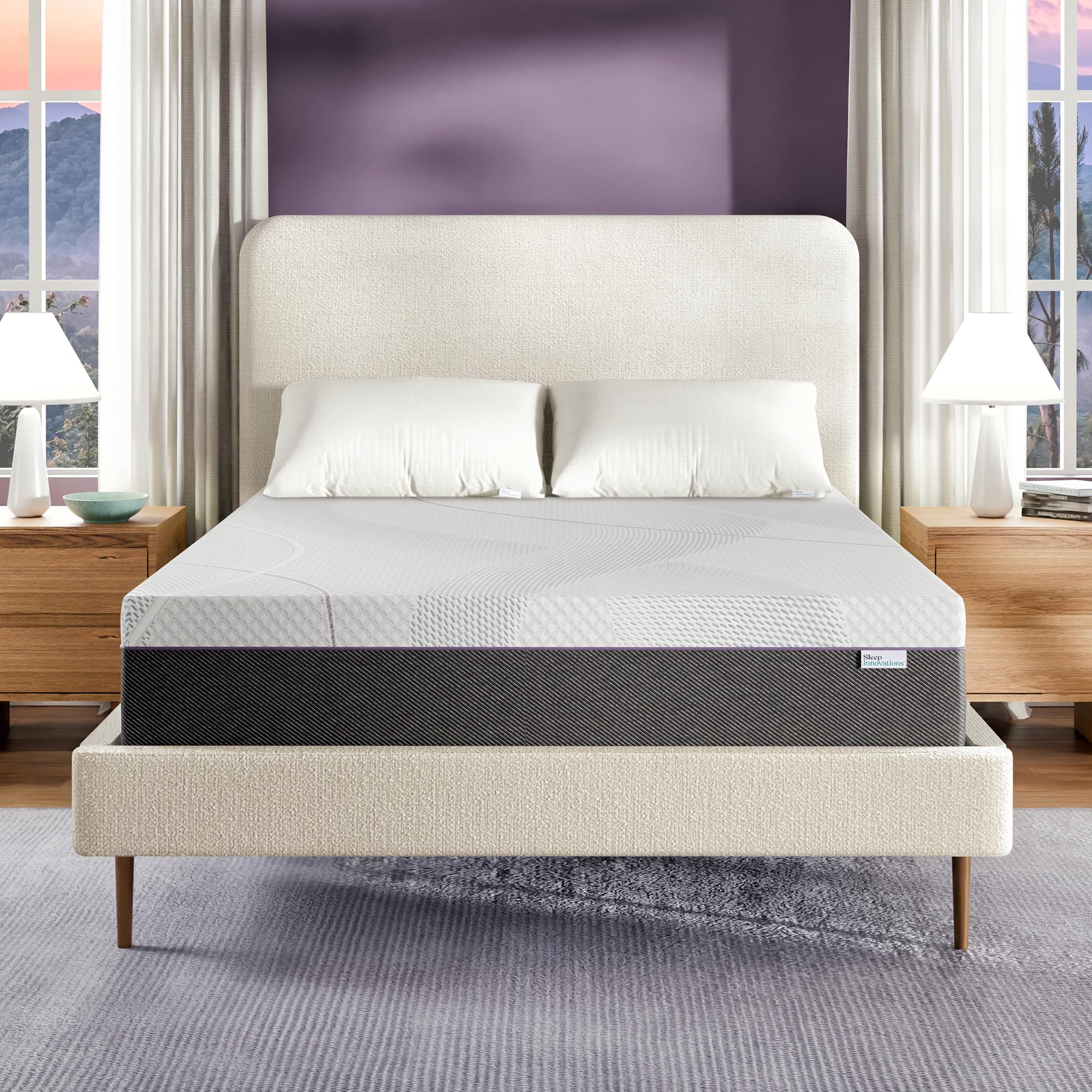 Amazon.com: Sleep Innovations Shiloh 14 Inch Green Tea Memory Foam